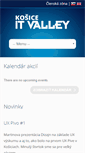 Mobile Screenshot of kosiceitvalley.sk